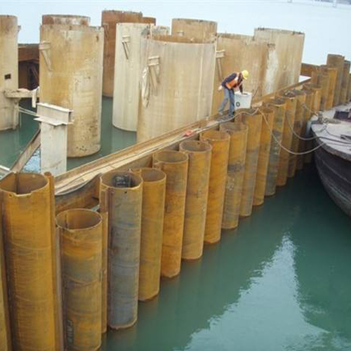 大兴安岭钢护筒现场安装